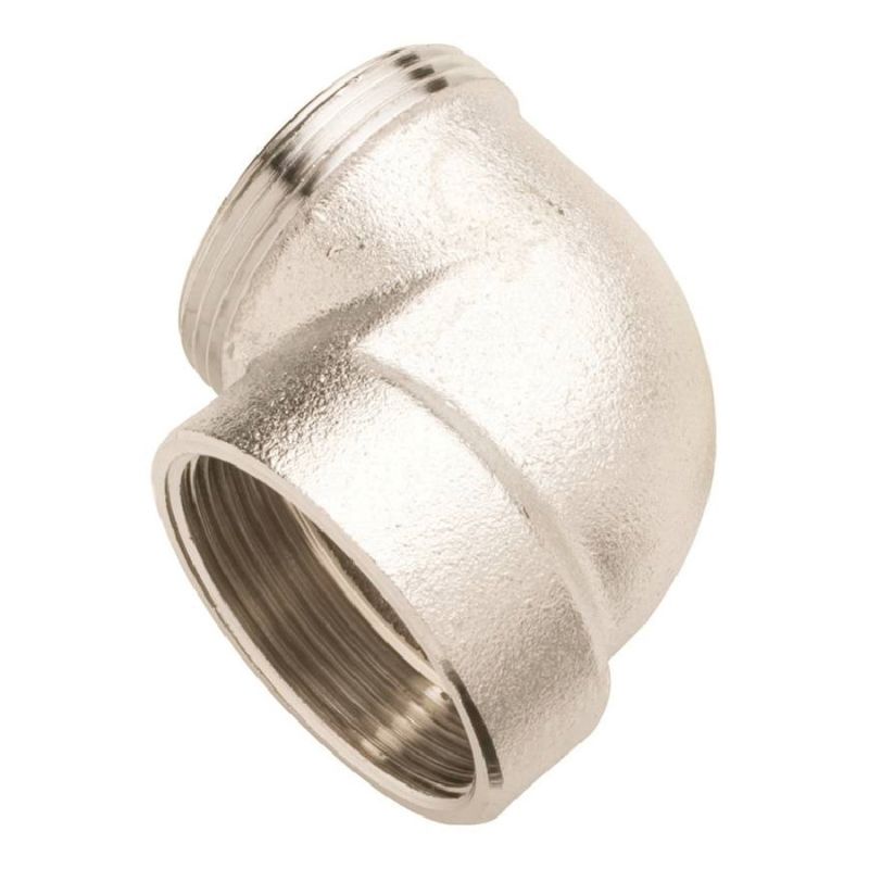 Plumb Pak PPC20CP Pipe Elbow, 1-1/2 in, IPS, Brass, Polished Chrome