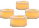 Inglow 1.25 In. Cream Wax Mini Votive LED Flameless Candle Cream