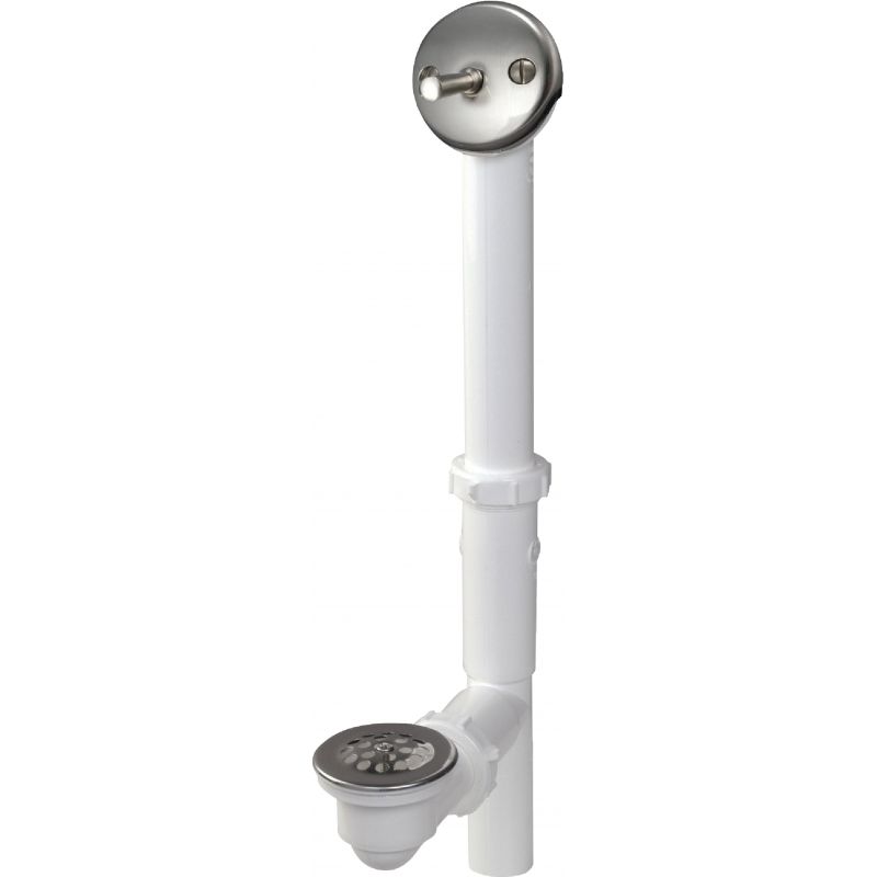Keeney Trip Lever Bath Drain with Strainer and Dome Grid