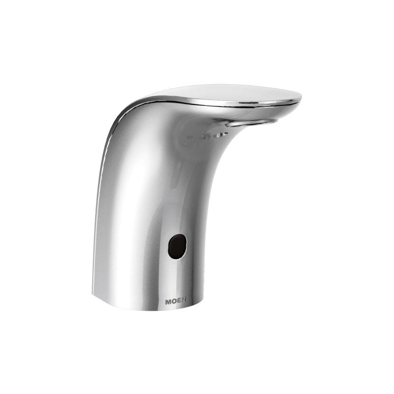 Moen M-Power Series 8553 Electronic Lavatory Faucet, 0.5 gpm, Metal, Chrome Plated, Straight Spout