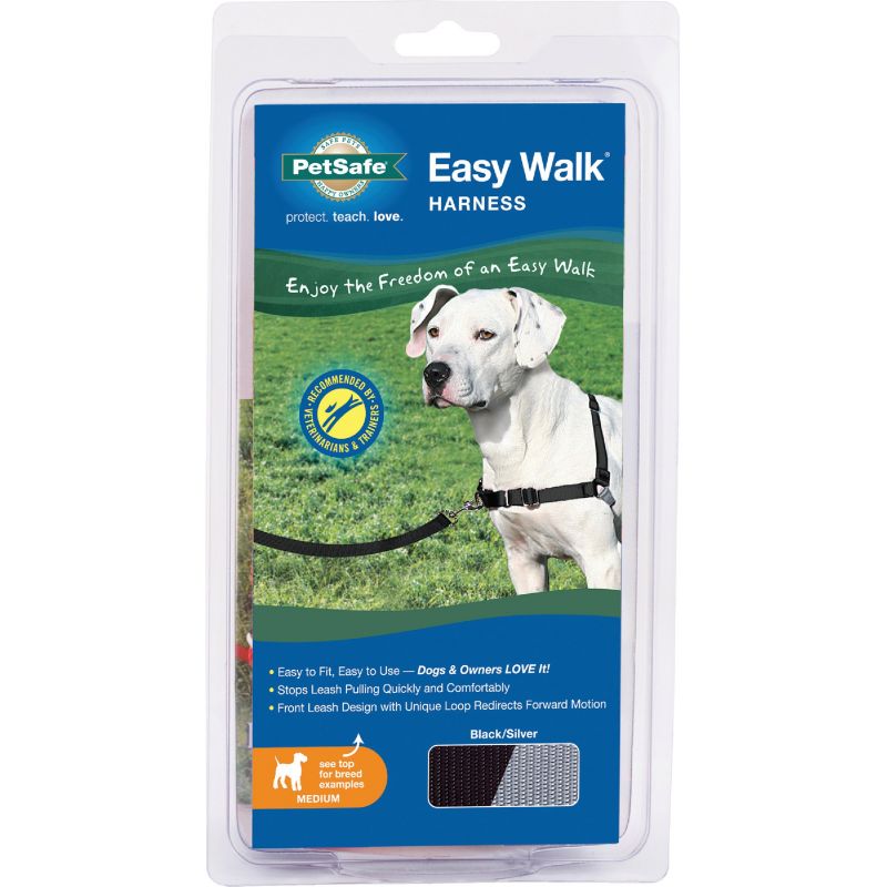 Petsafe Easy Walk Dog Harness 23 In. To 33 In., Black