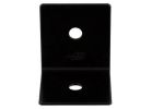 National Hardware Indio 1218BC Series N800-201 90 deg Heavy Angle, 3 in W, 3-1/4 in D, 3 in H, Steel, Black Black