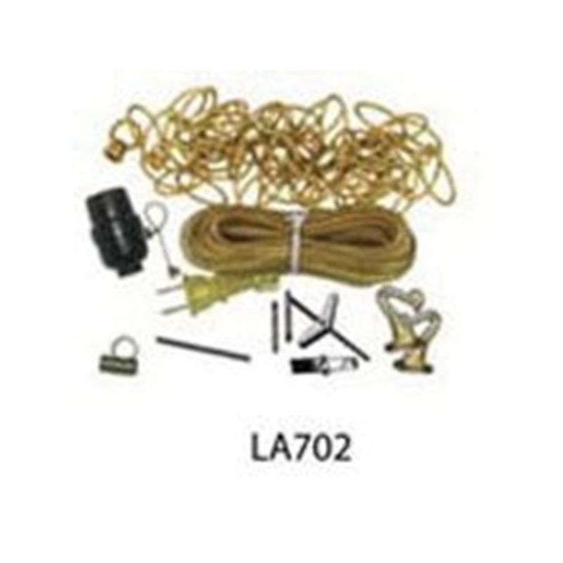 Atron LA702 Swag Lamp Kit, Brass Brass