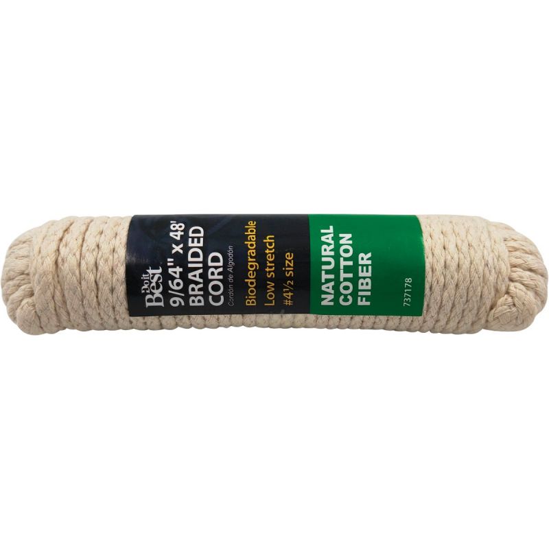 Do it Best Braided Cotton Cord Natural
