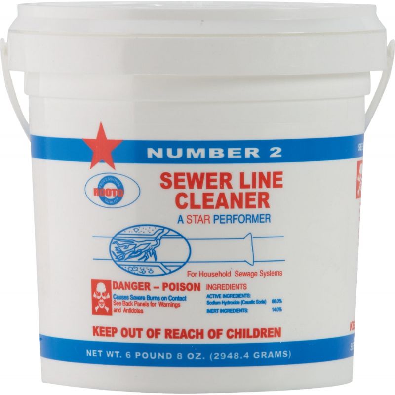 Rooto Sewer Line Cleaner 6-1/2 Lb. (Pack of 4)