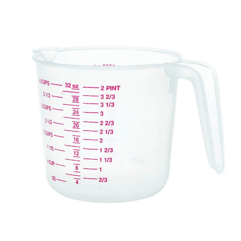 Norpro Plastic Measuring Cup 4 Cup, White