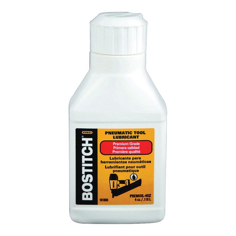 Bostitch PREMOIL-4OZ Pneumatic Tool Lubricant, 4 oz Bottle Amber