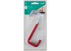 National Hardware V2219 N188-001 Rafter Hook, 40 lb, 1-5/8 in Opening, Steel, Red Red
