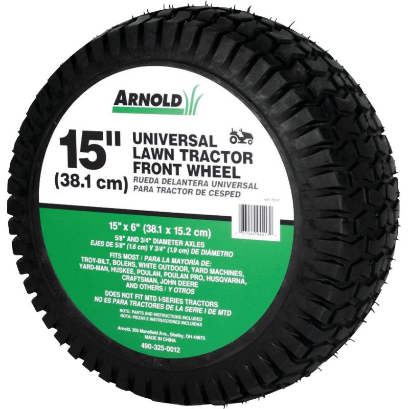 Arnold 15 In. Universal Lawn Tractor Mower Wheel