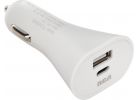 RCA 2-Port Car Charger White