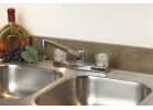 Home Impressions Double Handle Nonmetalic Kitchen Faucet Without Sprayer