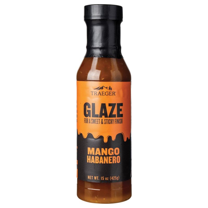 Traeger GLZ002 Barbeque Glaze, Mango Habanero Flavor, 12 oz Bottle (Pack of 6)