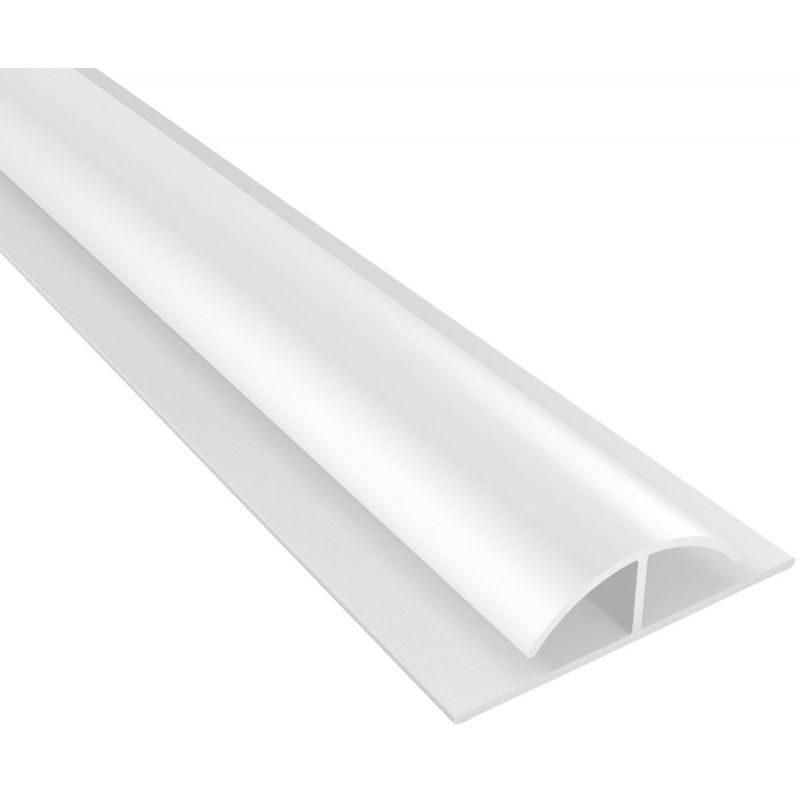 ACP Bath &amp; Kitchen Wall Paneling Molding 1/8 In. X 8 Ft., White