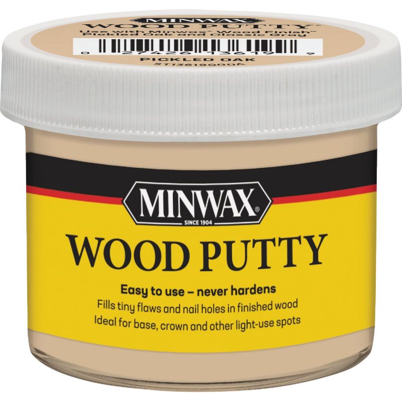 Minwax Wood Putty 3.75 Oz., Pickled Oak