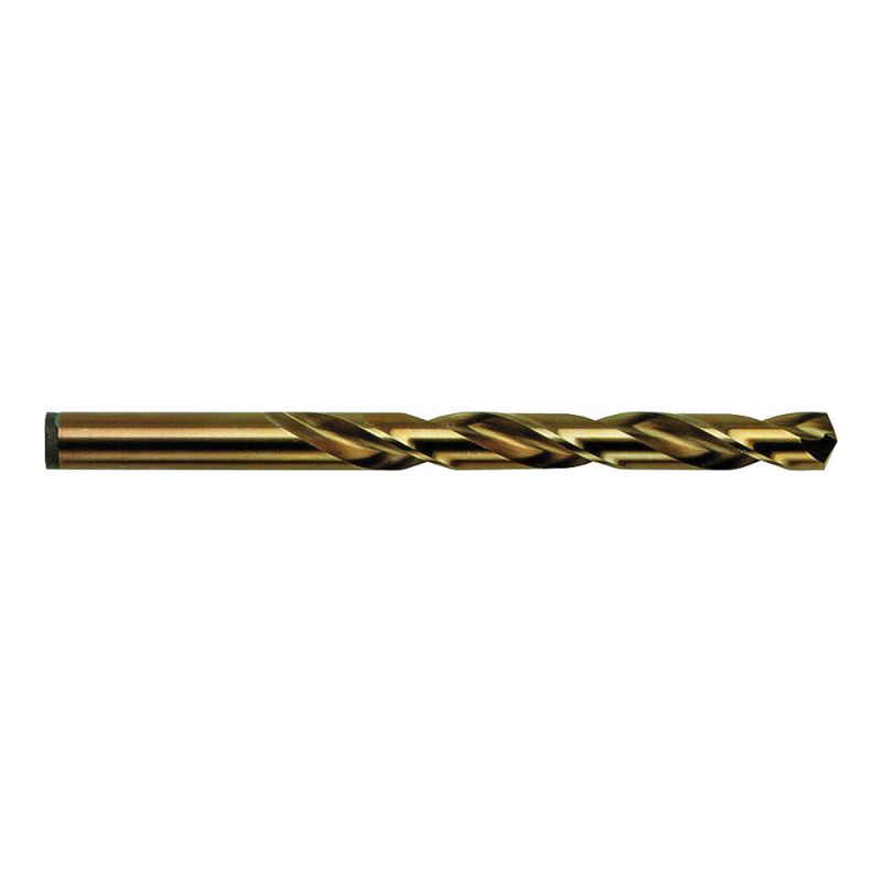 Irwin 63116 Jobber Drill Bit, 1/4 in Dia, 4 in OAL, Spiral Flute, 1/4 in Dia Shank, Cylinder Shank (Pack of 12)