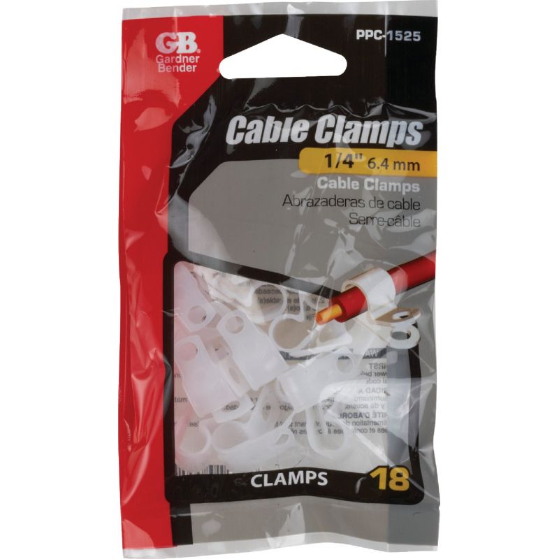 Do it Plastic Cable Clamp Natural