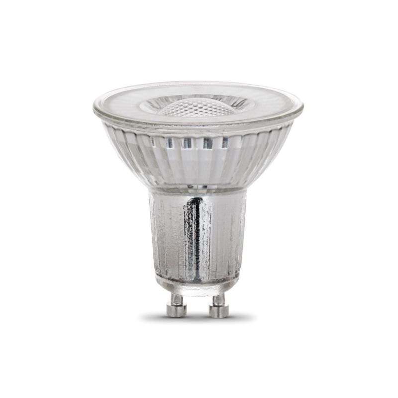 Feit Electric BPMR16GU10/500/930CA/3 LED Bulb, Track/Recessed, MR16 Lamp, 50 W Equivalent, GU10 Lamp Base, Dimmable, 3/PK