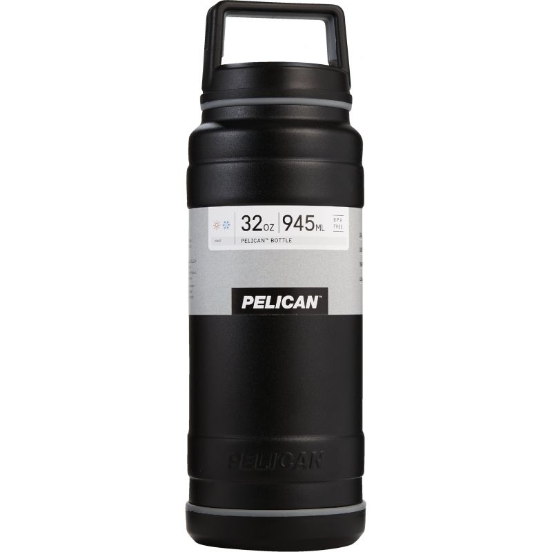 Pelican Travel Insulated Vacuum Bottle 32 Oz., Black
