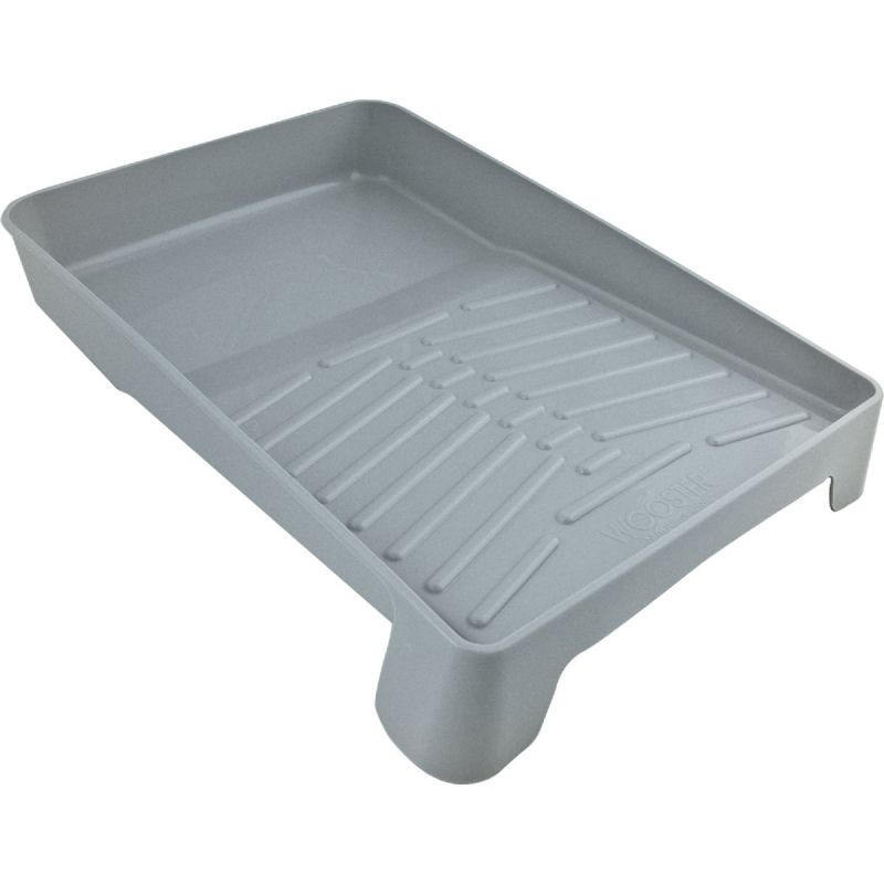 Wooster Deluxe Plastic Paint Tray 11 In., 1 Qt., Gray