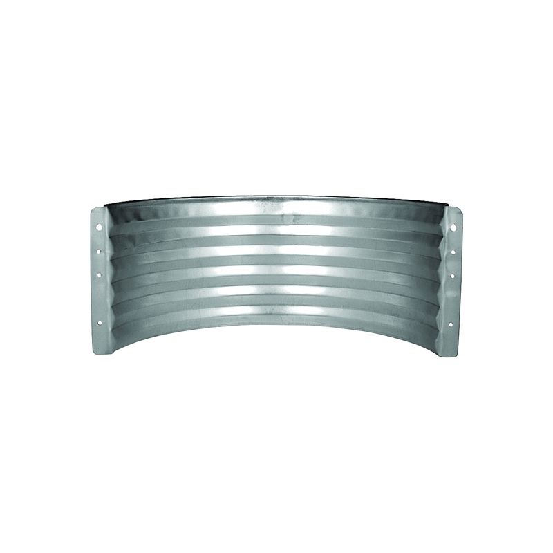 Marshall Stamping AWR24/683 Area Wall, 16 in L, 37 in W, 24 in H, Galvanized Steel