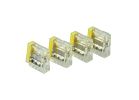 GB PushGard 10-PC4 Wire Connector, 12 to 22 AWG Wire, Copper Contact, Polycarbonate Housing Material, Yellow Yellow