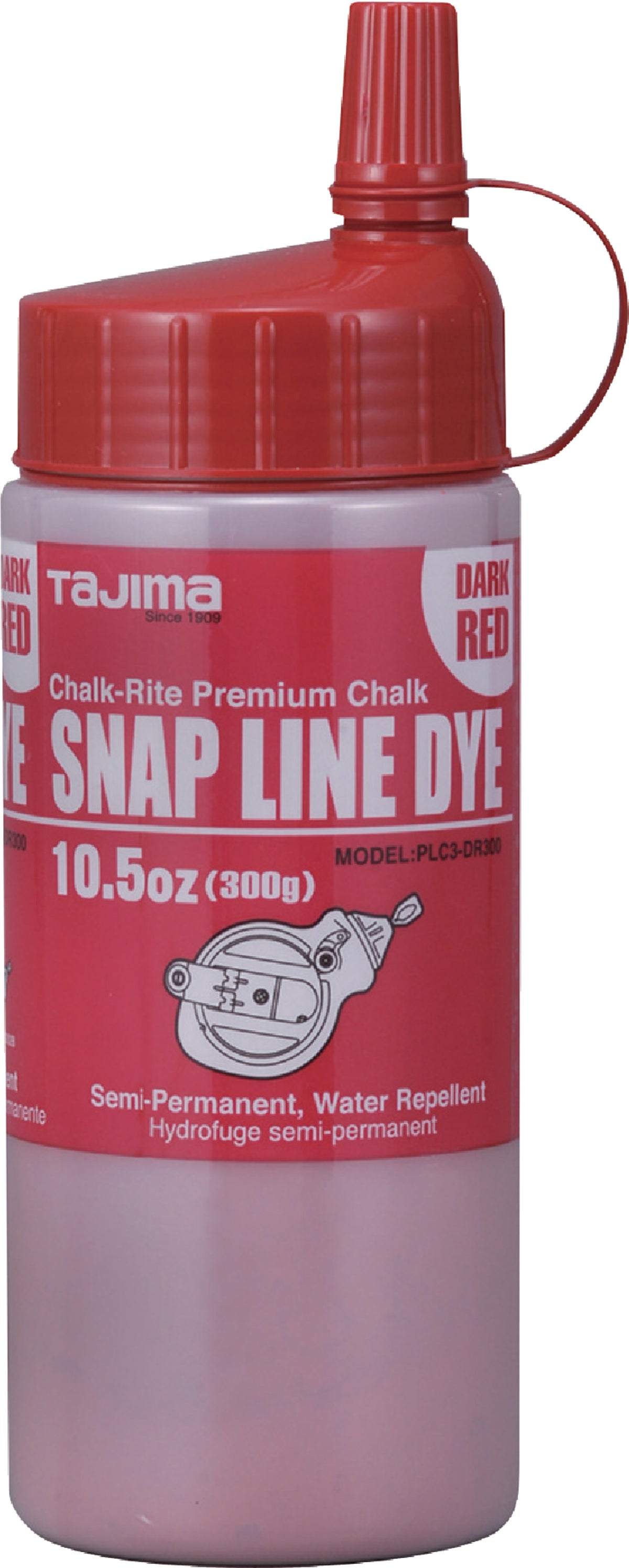 Buy Tajima Snap-Line Dye Chalk Line Chalk Red, 10-1/2 Oz.
