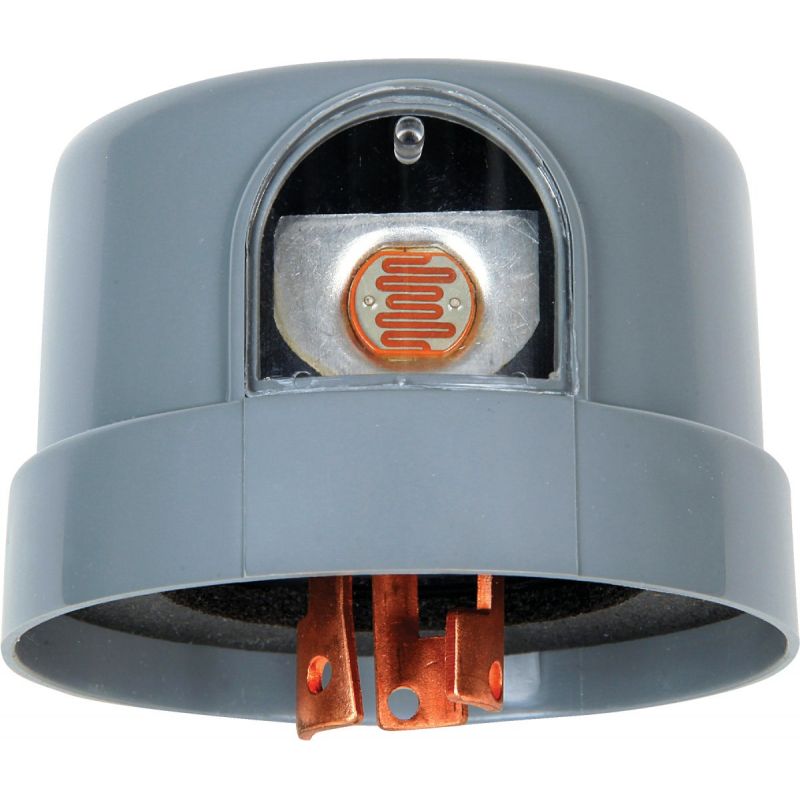Do it Plug-In Photocell Lamp Control Gray