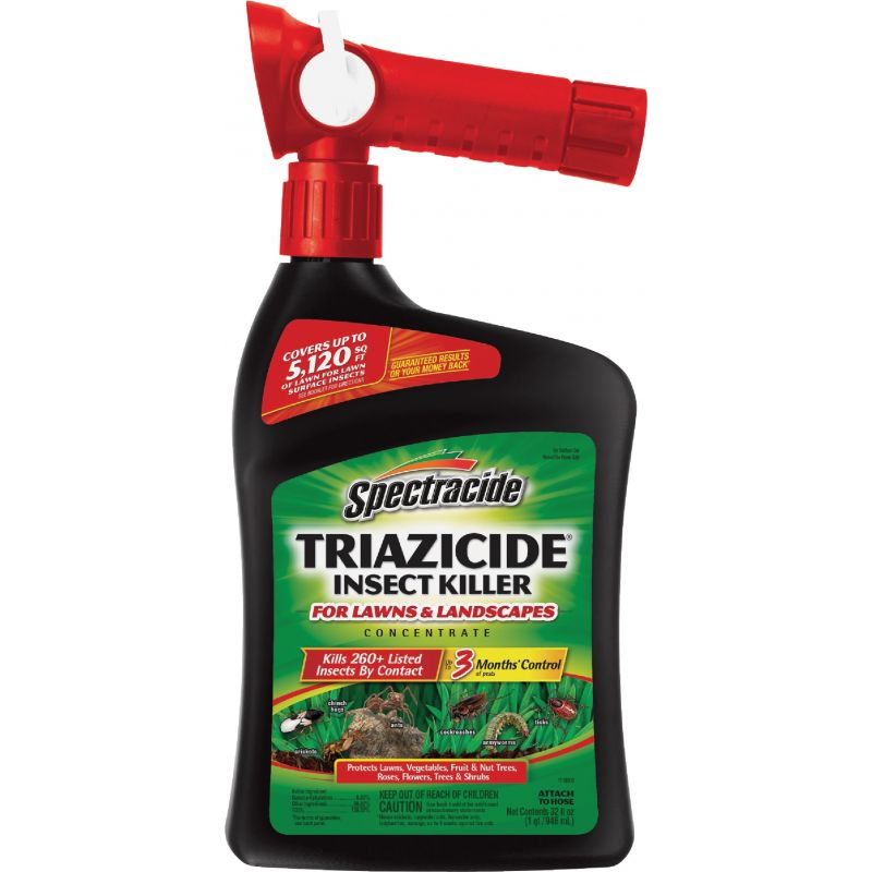 Spectracide Triazicide Insect Killer For Lawns &amp; Landscapes 32 Oz., Hose End