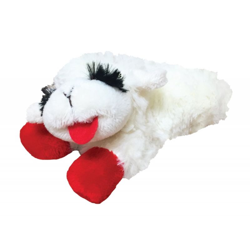Multipet Lamb Chop Dog Toy White