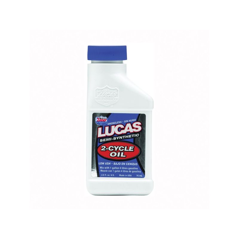 Lucas Oil 10058 2-Cycle Engine Oil, 2.6 oz Blue/Green
