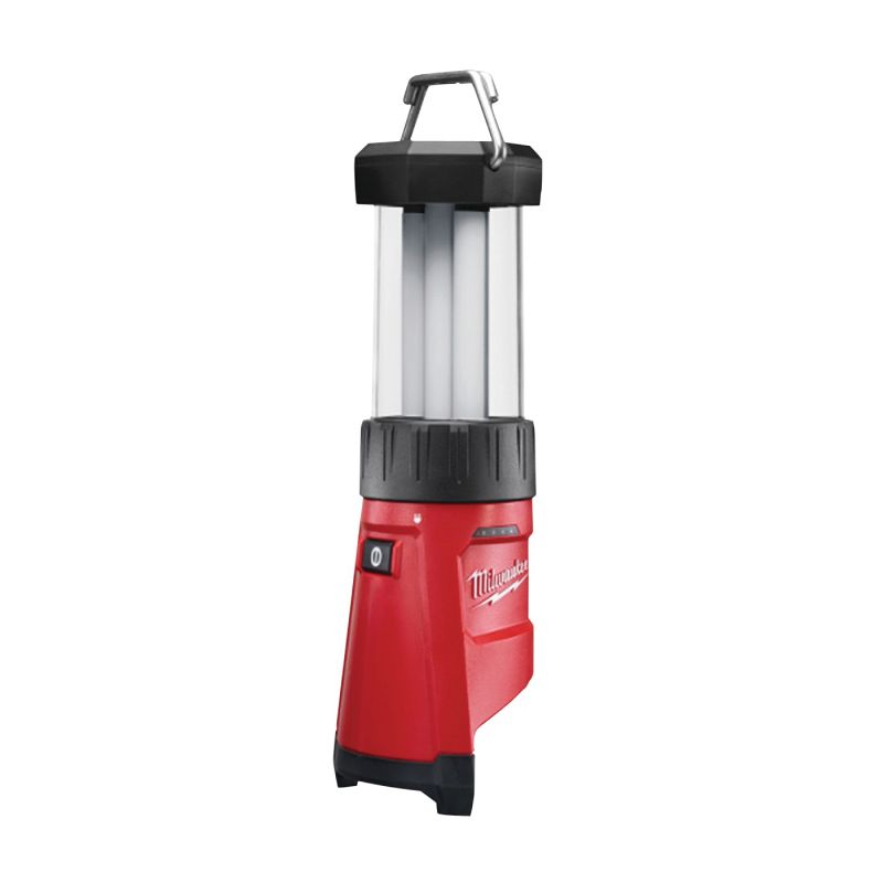 Milwaukee 2362-20 Lantern/Flood Light, LED Lamp, Plastic, Red Red