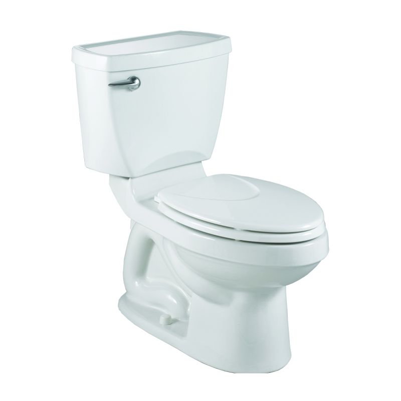 American Standard Champion 4 747BA107SC.020 Flush Toilet, Round Bowl, 1.28 gpf Flush, 12 in Rough-In, 16-1/2 in H Rim White