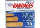 Health Smart Sheer Strips Bandages (Pack of 24)