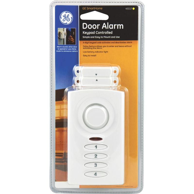 Ge Keypad Window Door Alarm Ivory, Ge Window Alarm