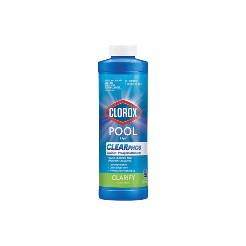 Clorox Pool &amp; Spa 52032CLX Clearphos Clarifier + Phosphate Remover Chemical, 32 oz