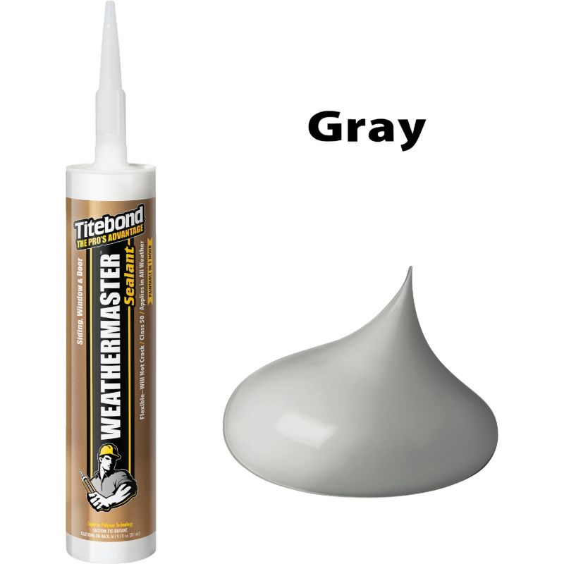 Titebond WeatherMaster Polymer Sealant Gray, 10.1 Oz.