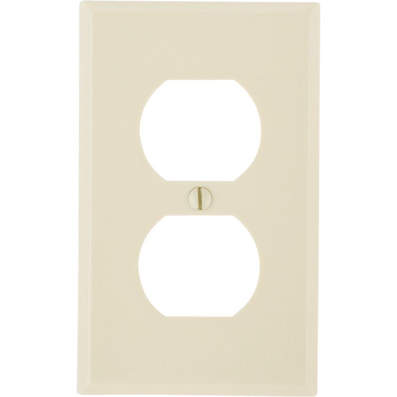 Leviton Plastic Outlet Wall Plate Ivory