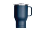 Orca Traveler Series TR24NA Coffee Mug, 24 oz, Whale Tail Flip Lid, Stainless Steel, Navy, Insulated 24 Oz, Navy
