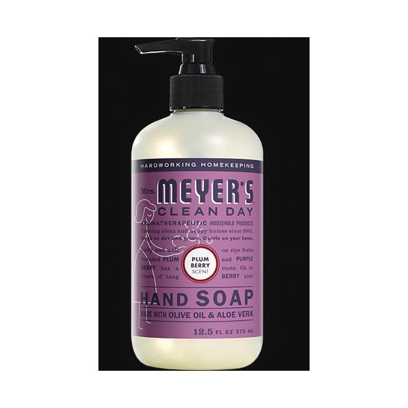Mrs. Meyer&#039;s 11336 Hand Soap, Liquid, Plum Berry, 12.5 fl-oz Bottle