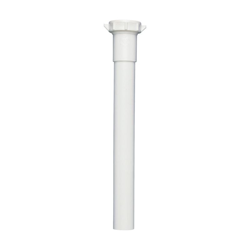 Plumb Pak PP944W Pipe Extension Tube, 1-1/4 x 1-1/4 in, 6 in L, Slip-Joint, Plastic, White White
