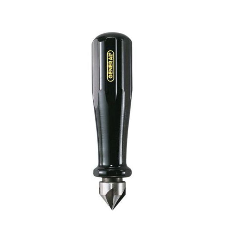 General 196 Hand Reamer and Countersink Tool, 0.75 in, Steel Blade 0.75 In