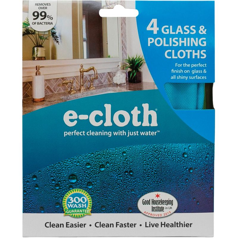 E-Cloth Glass &amp; Polishing Cloth Assorted