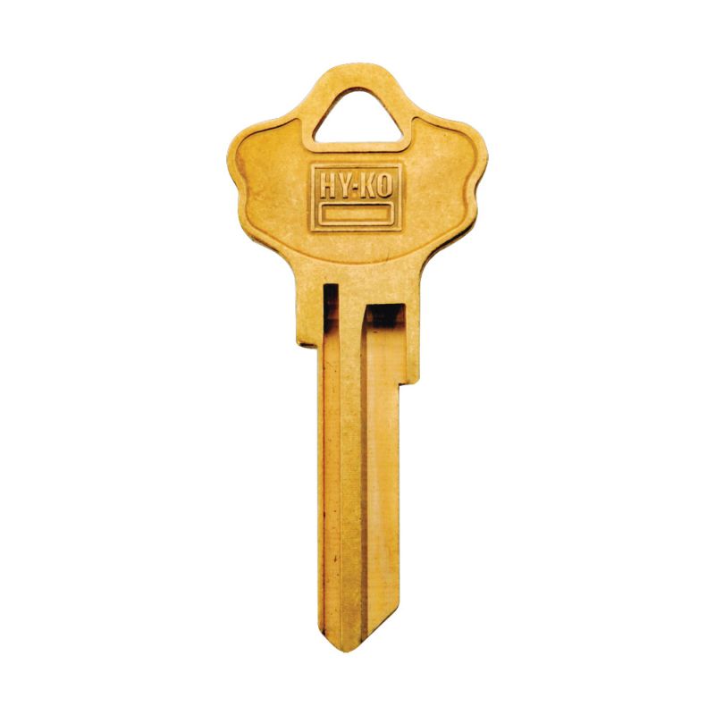Hy-Ko 21200KW10BR Key Blank, Brass, For: Kwikset Cabinet, House Locks and Padlocks