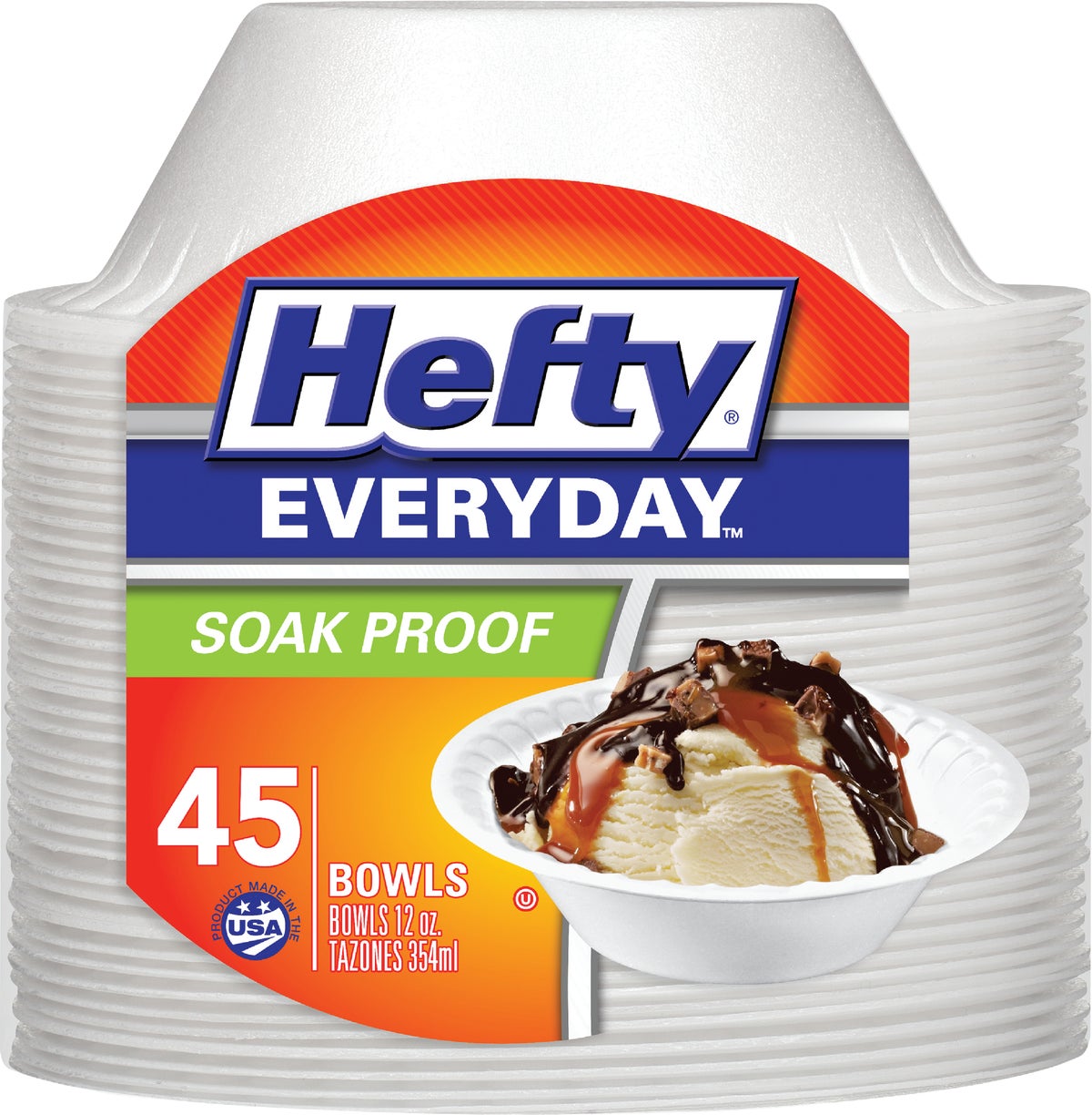 Hefty Everyday Foam Plates, 10 1/4 inch Round, 60 Count