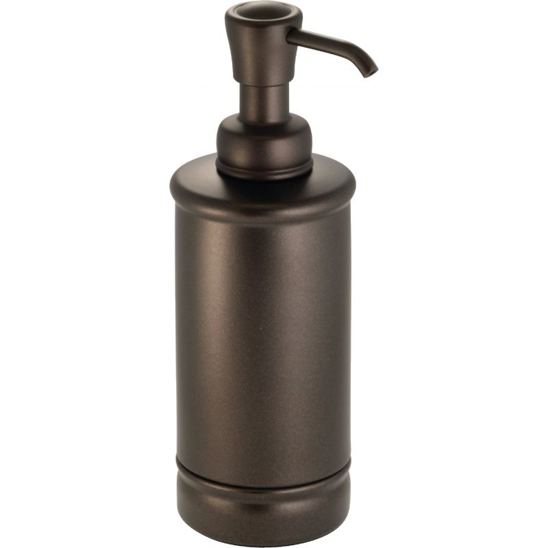iDesign York Pump Soap Dispenser 8 In. H. X 2-1/2 In. Dia., 8 Oz., Bronze