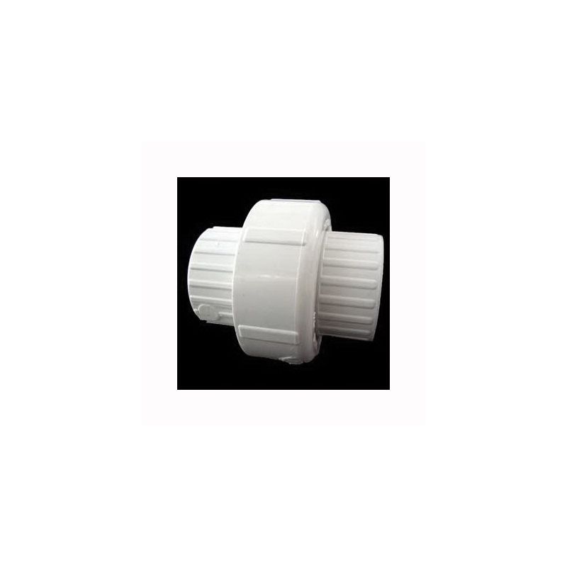 IPEX 435910 Pipe Union with Buna O-Ring Seal, 1-1/2 in, FPT, PVC, White, SCH 40 Schedule, 150 psi Pressure White