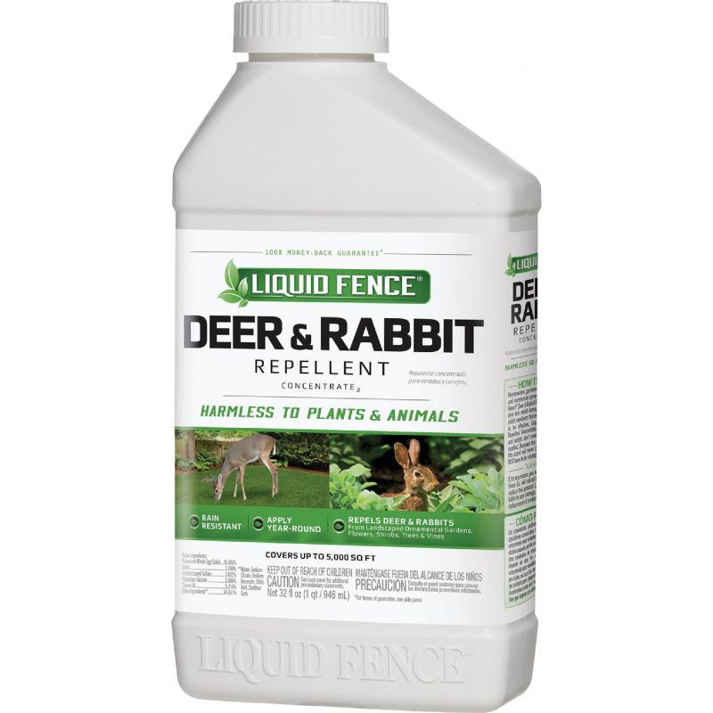 Liquid Fence Deer &amp; Rabbit Repellent 40 Oz., Pourable