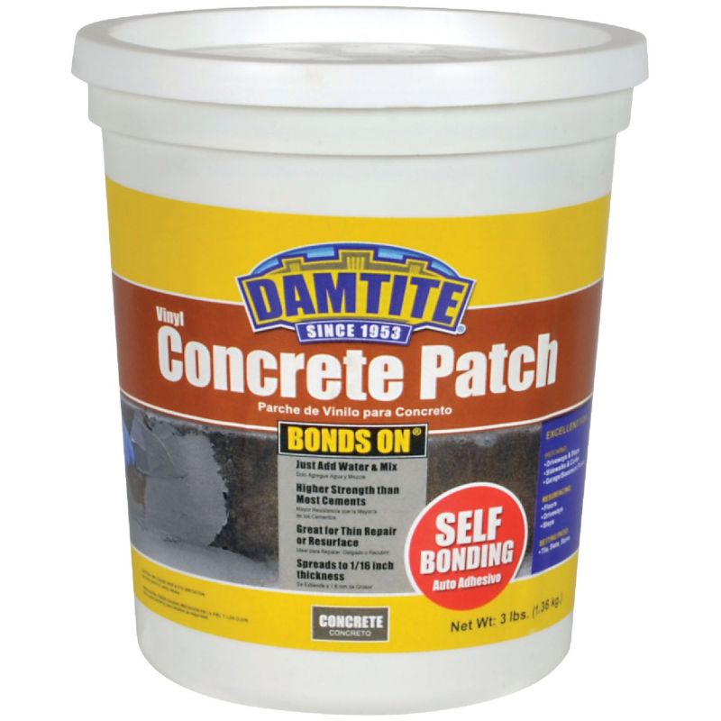 Damtite BondsOn Vinyl Concrete Patch 3 Lb., Gray