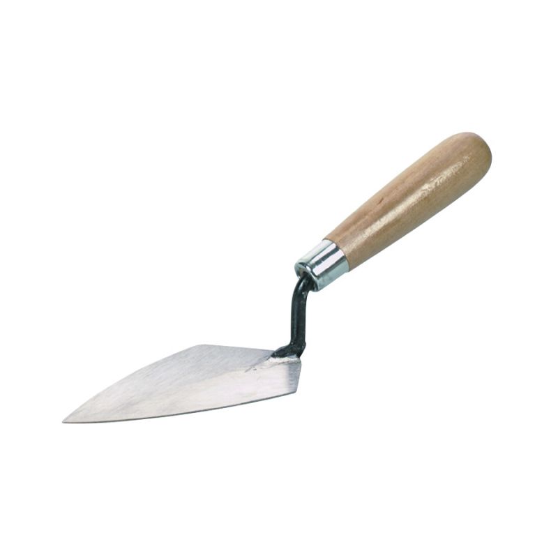 Marshalltown 95-3 Pointing Trowel, 5-1/2 in L Blade, 2-3/4 in W Blade, Steel Blade, Wood Handle 5-1/2 In