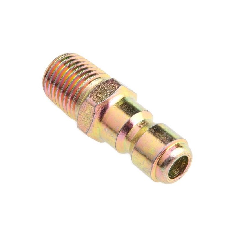 Forney 75134 Plug, 1/4 in Connection, Quick Connect Plug x MNPT, Steel